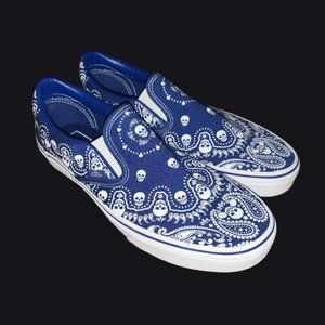 Vans Slip-On Skull Bandana Men's 9.5